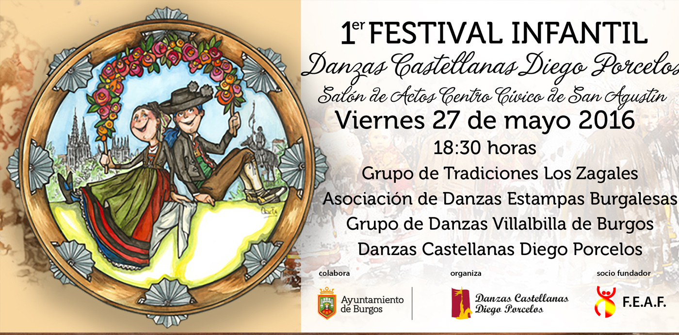 Primer Festival Infantil Danzas Castellanas Diego Porcelos